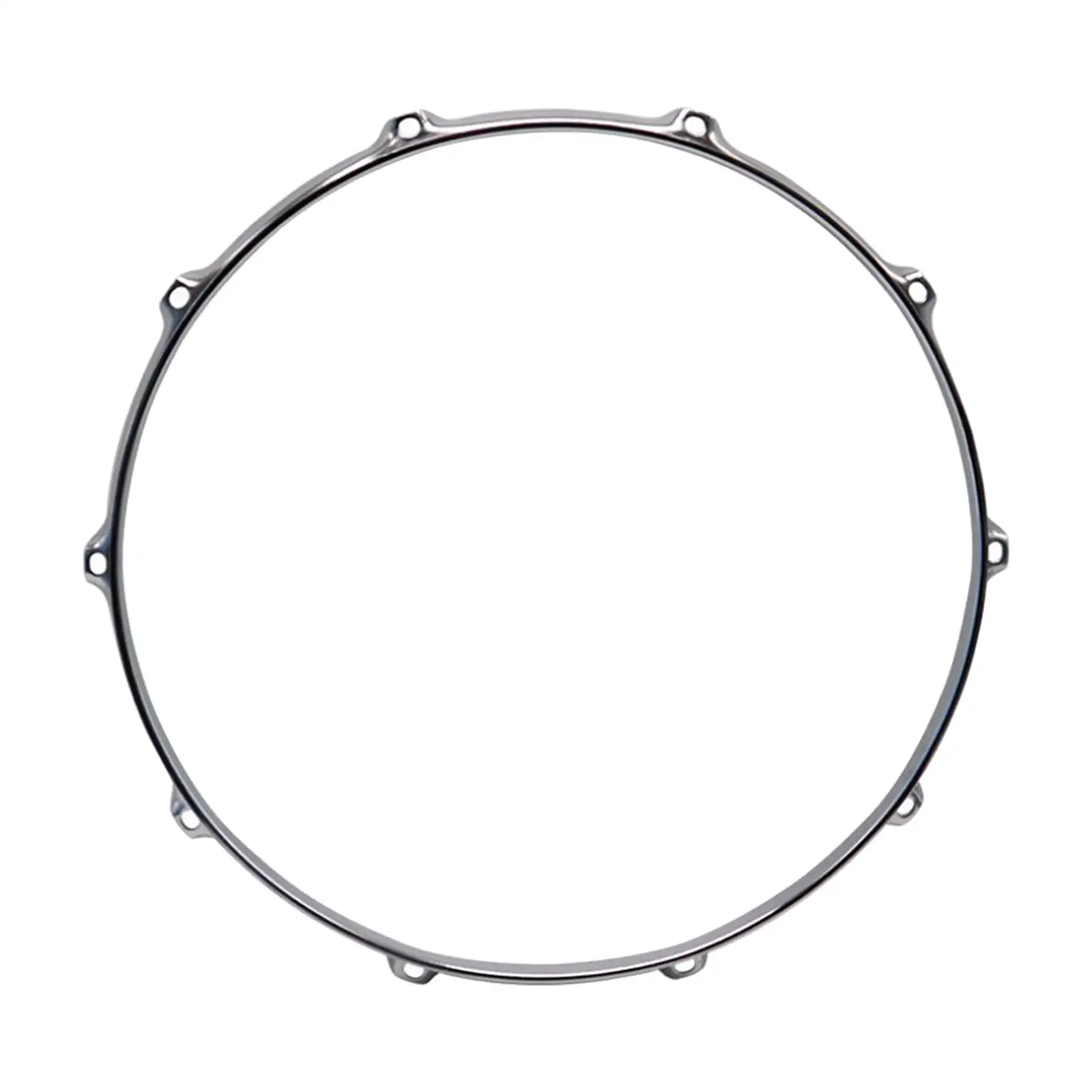 Rim Batter Hoop Percussion Instrument Parts Replacement Heavy Duty 14 inch 8 Lug Batter Hoop Drum Hoop for Instrument Office