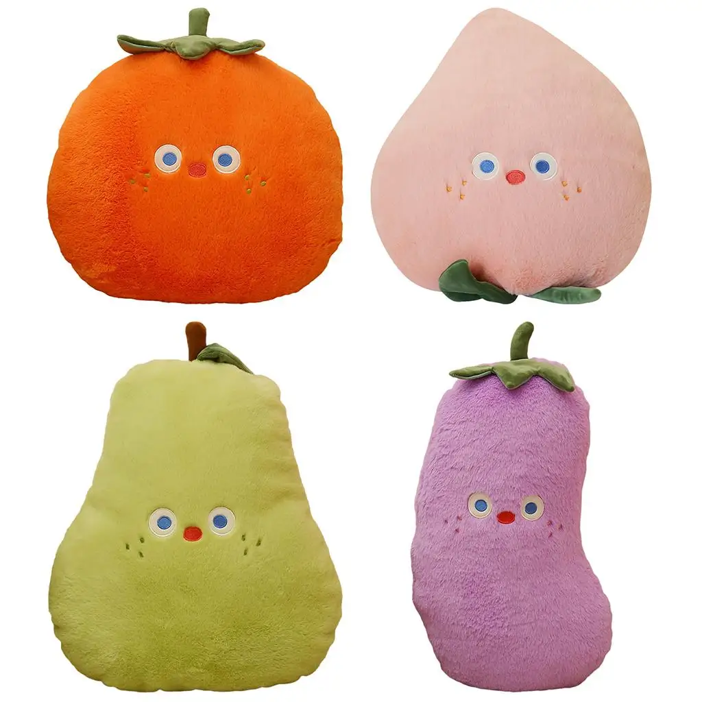 Stuffed Fruit Plush Toys Sofa  Decor Soft Fruit Shaped Series Hugging  for Kids Toddlers Pet