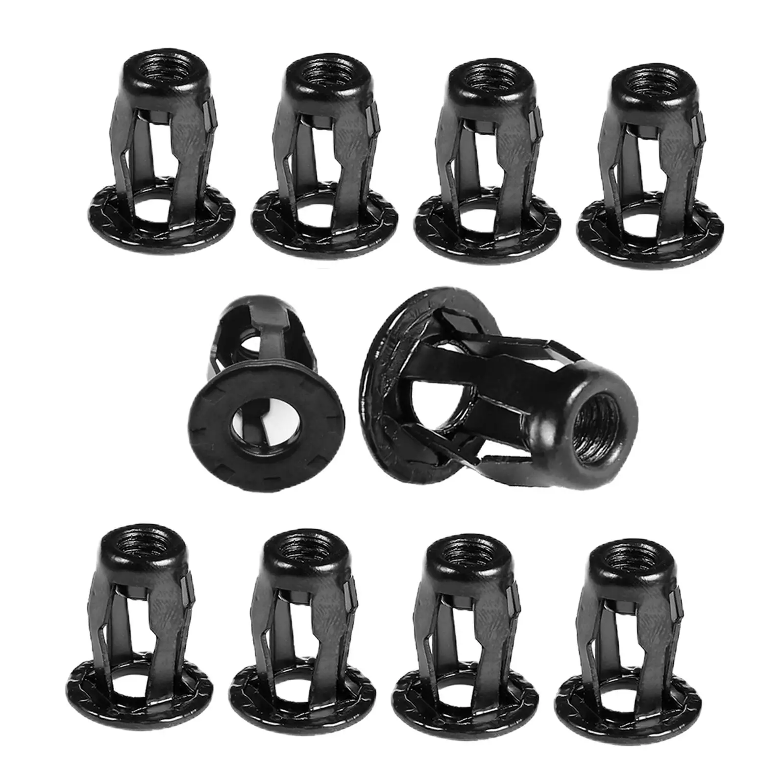 10Pcs Screw Base Clamp Trunk Nuts Spare Parts License Plate Fastener Clips Fit for Audi