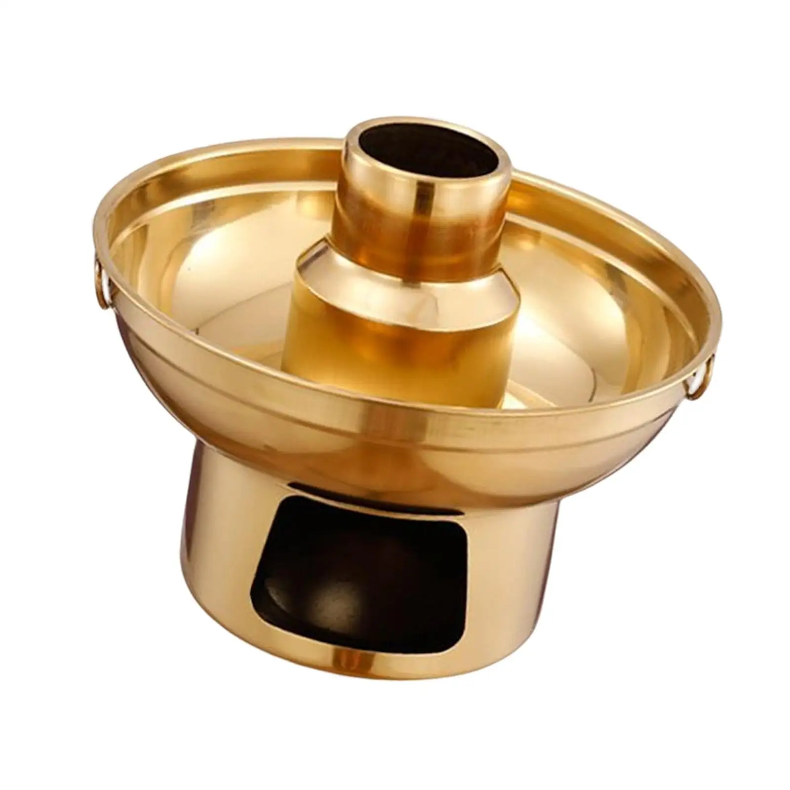 Chinese Small Hot Pot Household Heat Resistant Convenient to Use Kitchenware Portable Vintage Style Stainless Steel Hot Pot
