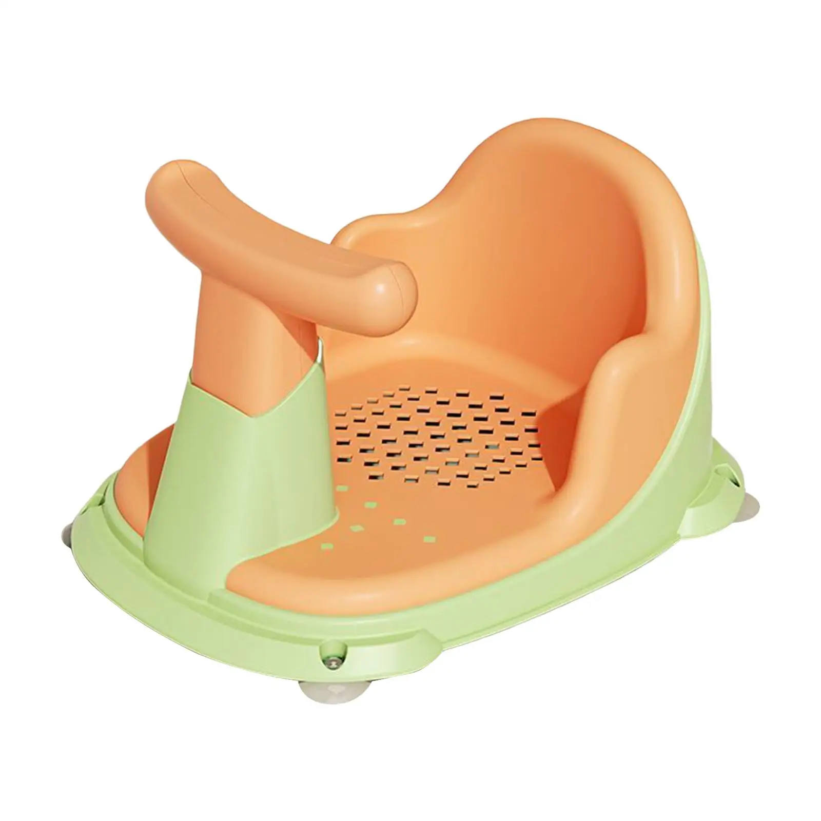 Bathtub Seat Suction Cup Non Slip Sit up Bathing with Drain Hole Portable Baby Bathtub Seat Bath Seat for Baby Bath Seat Support
