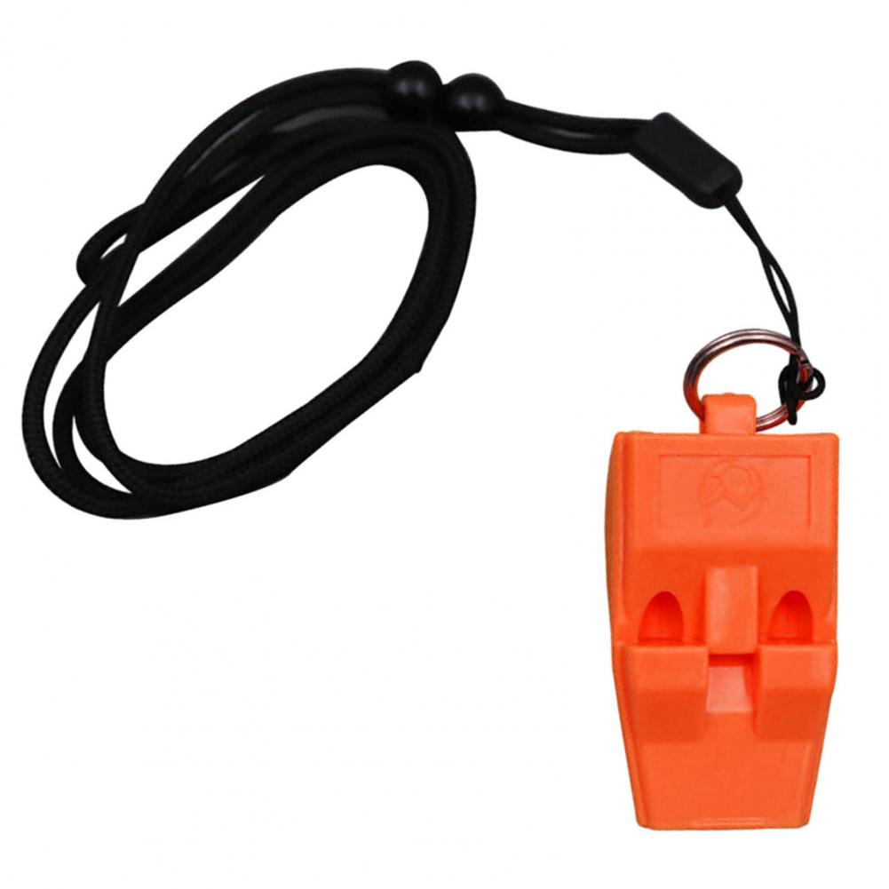 Compact colorful referee whistle with high decibel sound for football and basketball