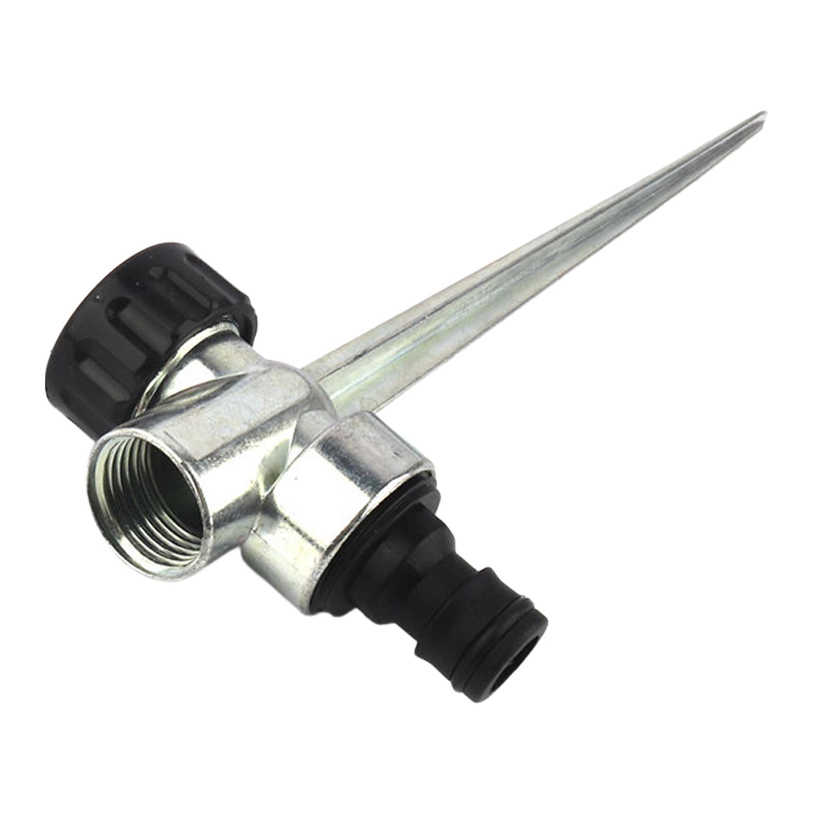 Lawn Sprinkler Stable Automatic Alloy Fittings Rotatable Stake for Garden Patio Agricultural Greenhouse Grass Irrigation