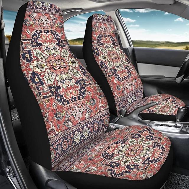 Vibrant Car Seat Cover for Women, Boho Car seat Cover, Artistic hot Car seat Cover