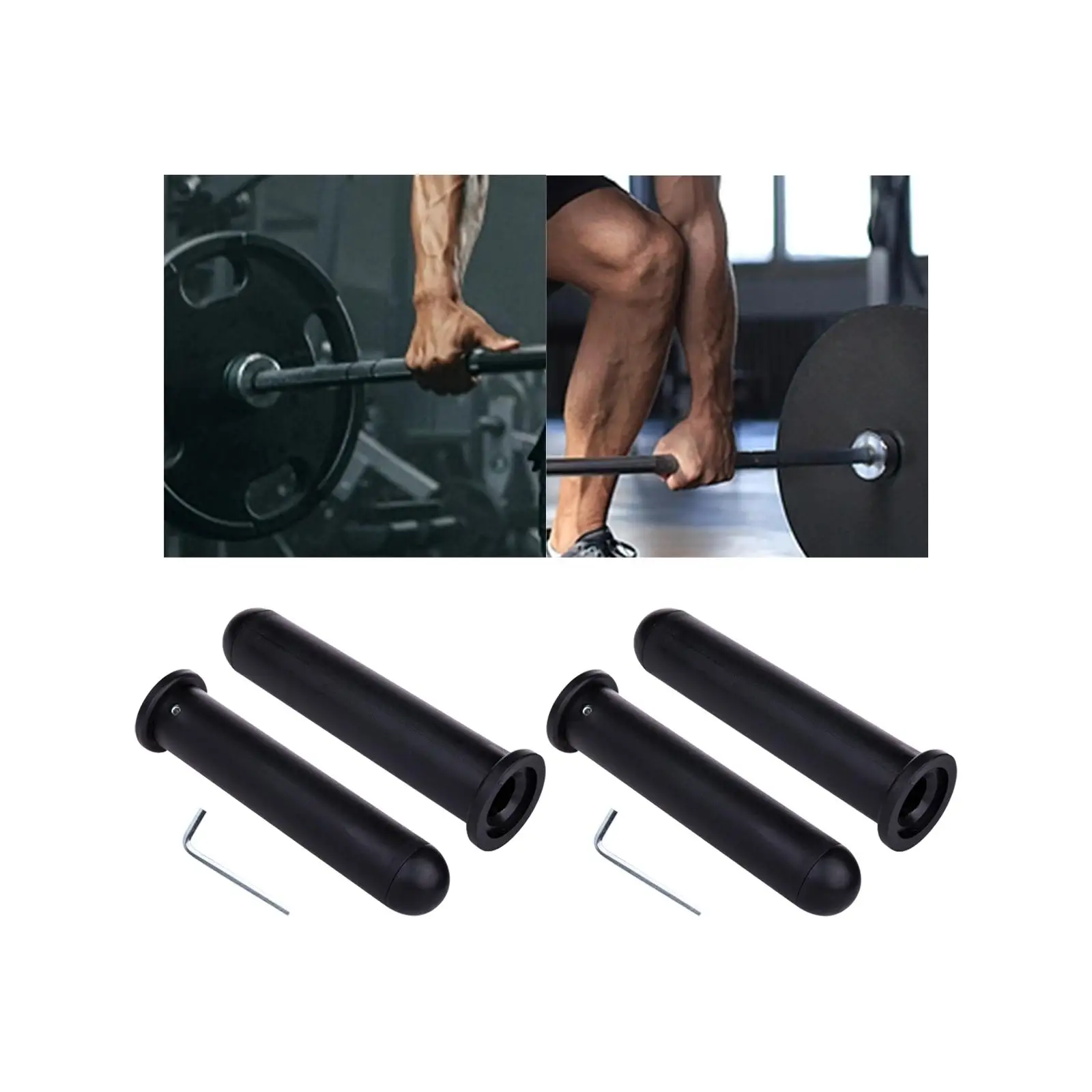 Barbell Adapter Sleeves Strength Training Barbell Attachment Converts Bars to Weight for Women Men Dumbbells Weight Plate Posts