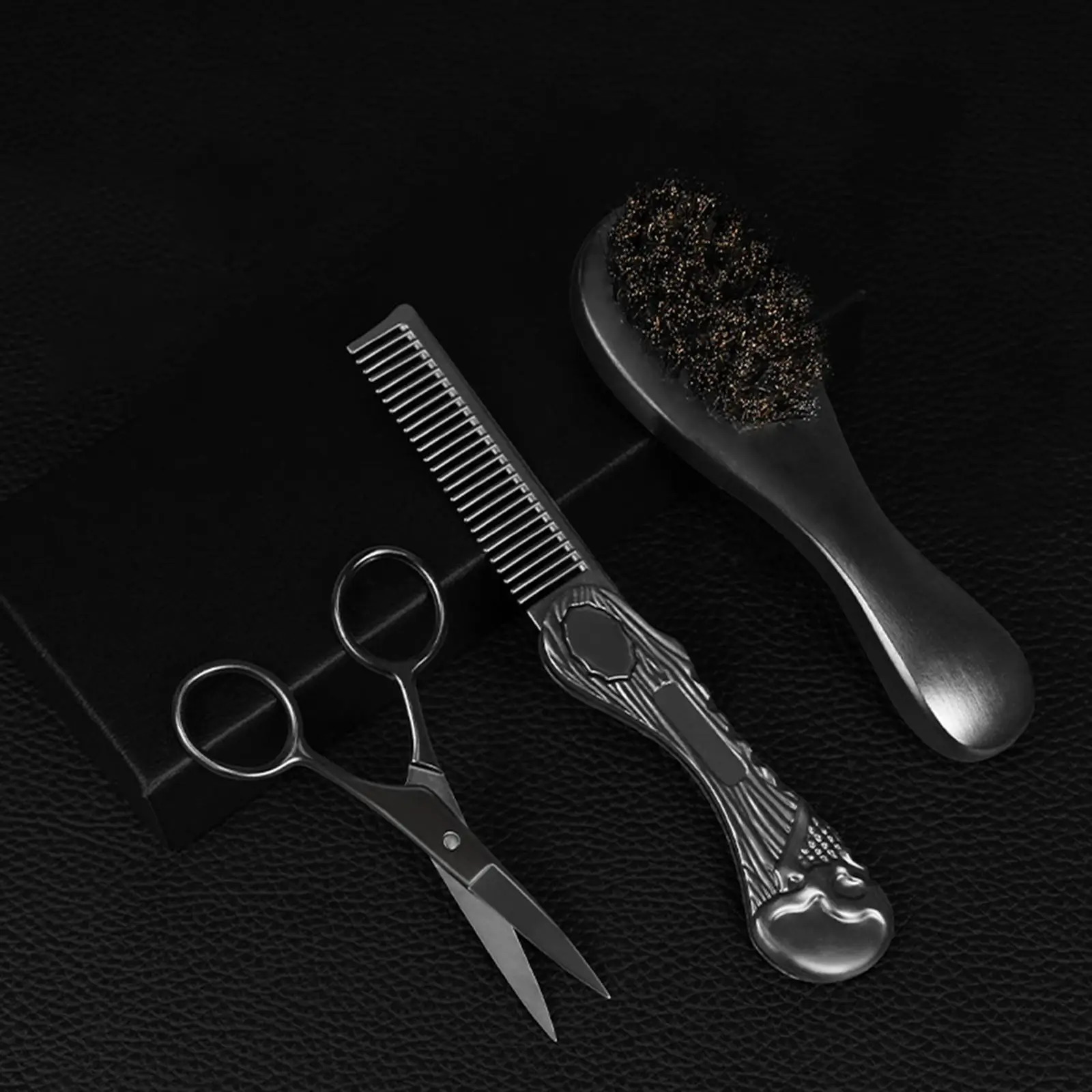 3Pcs Beard , Folding Comb for Men Cleaning Grooming Tool Beard Grooming