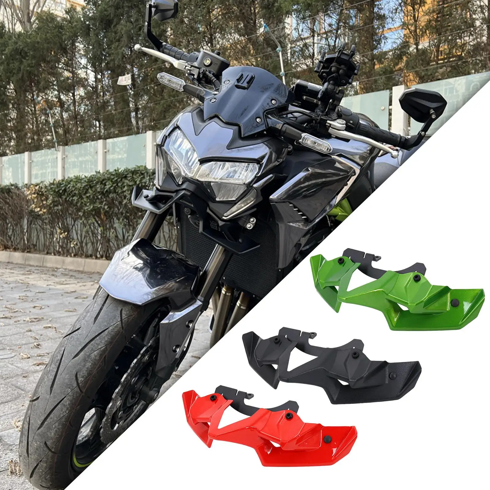Motorcycle Front Spoiler Winglet Replacement Fit for  Z900