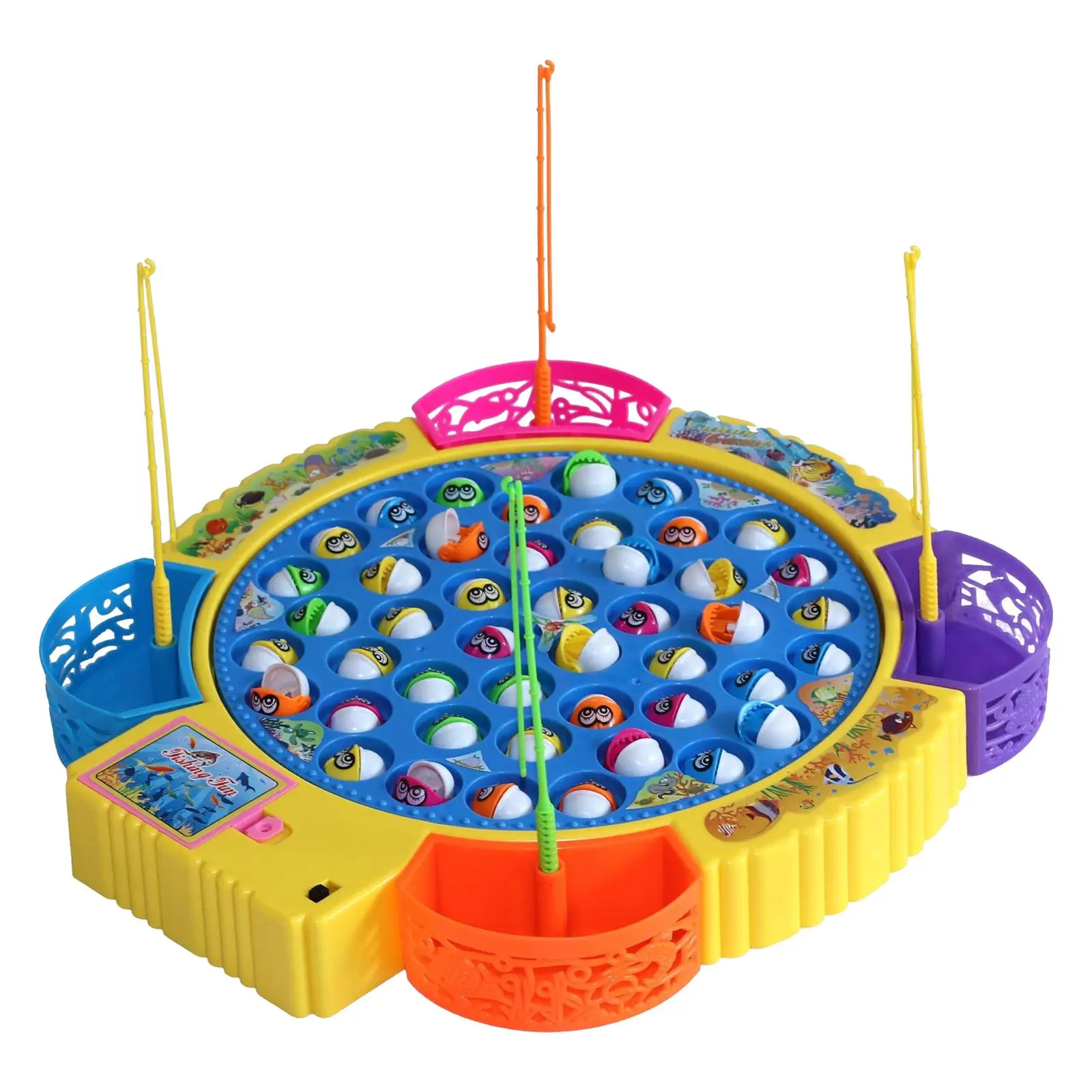 Rotating Fishing Game Kids Toy for Kids Children Early Learning Toy Ages 3+