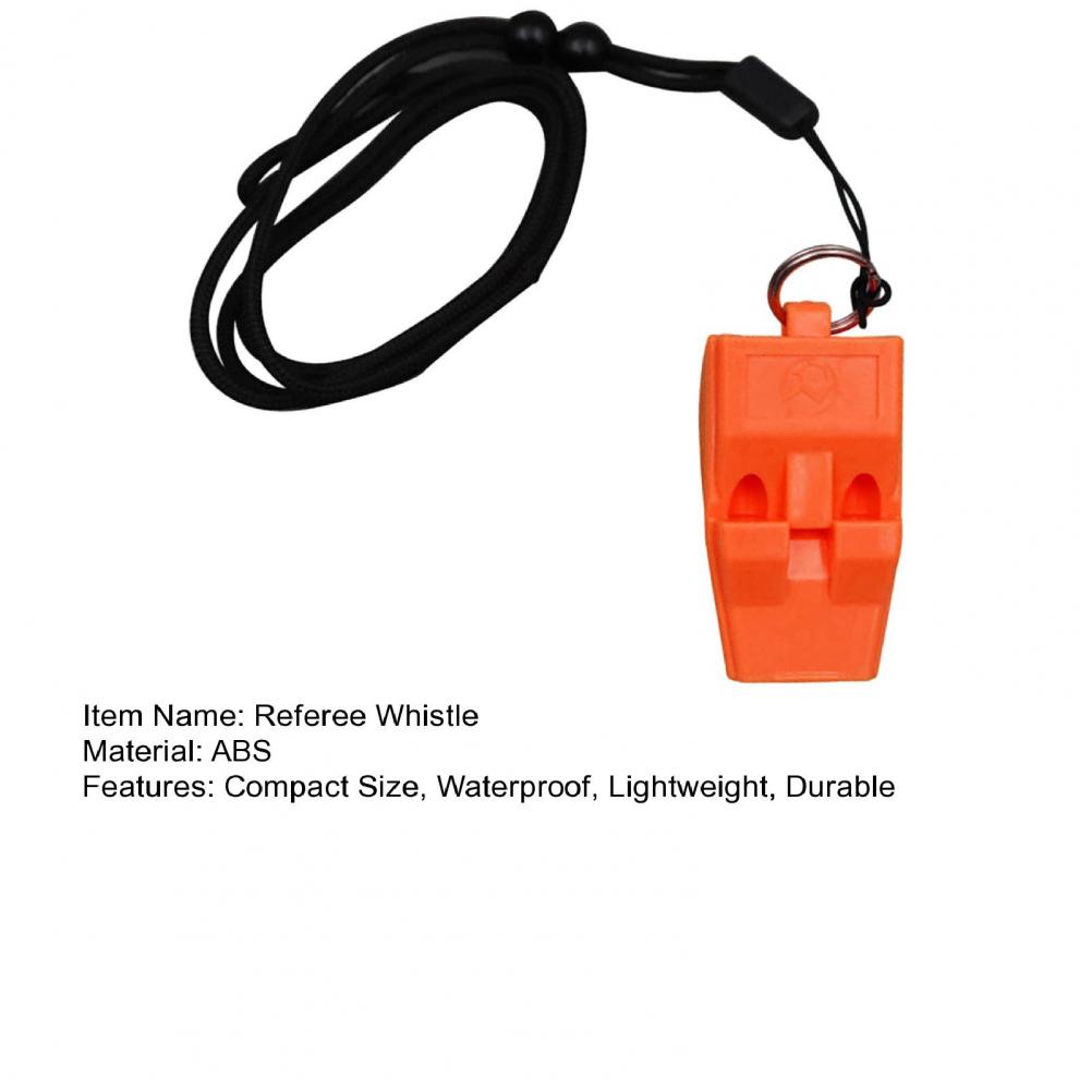 Compact colorful referee whistle with high decibel sound for football and basketball