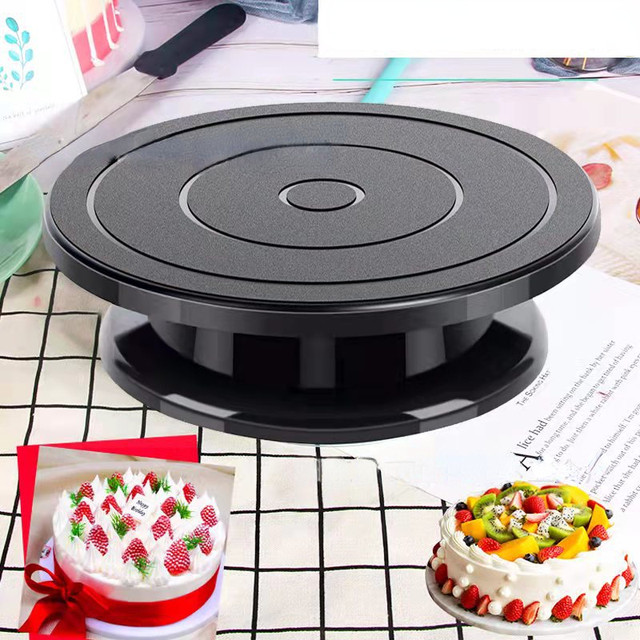 Cake Turntable Rotating Round Cake Stand Anti-skid DIY Cake Decorating  Tools Cake Rotary Table Kitchen DIY Pan Baking Tools