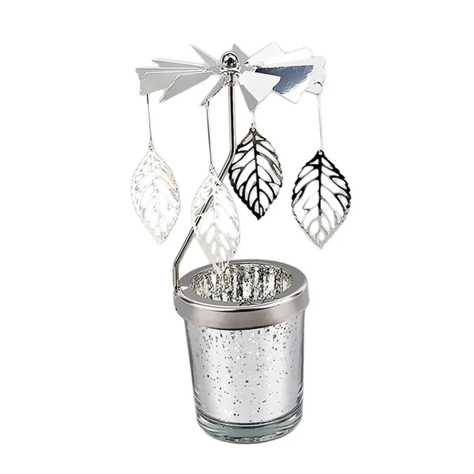 Rotating Candle Holder Table Centerpieces Tray for Wedding Party Festival