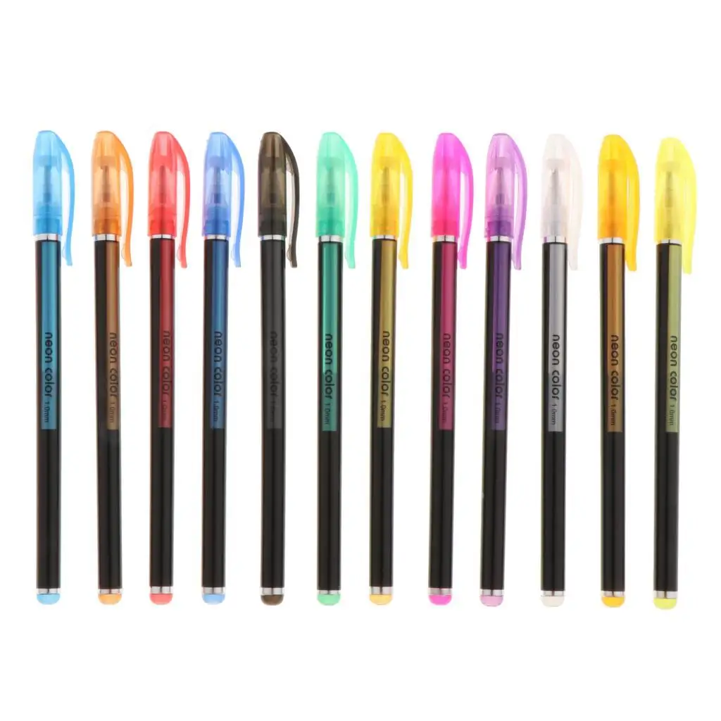 Assorted Fluorescent Highlighter 1.0mm Drawing Writing Card Makers DIY Pen