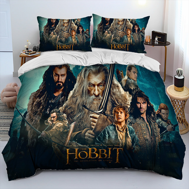 L-Lord of the Rings H-Hobbit Soft Plush Blanket,Flannel Blanket Throw  Blanket for Living Room Bedroom Bed Sofa Picnic Cover Kids