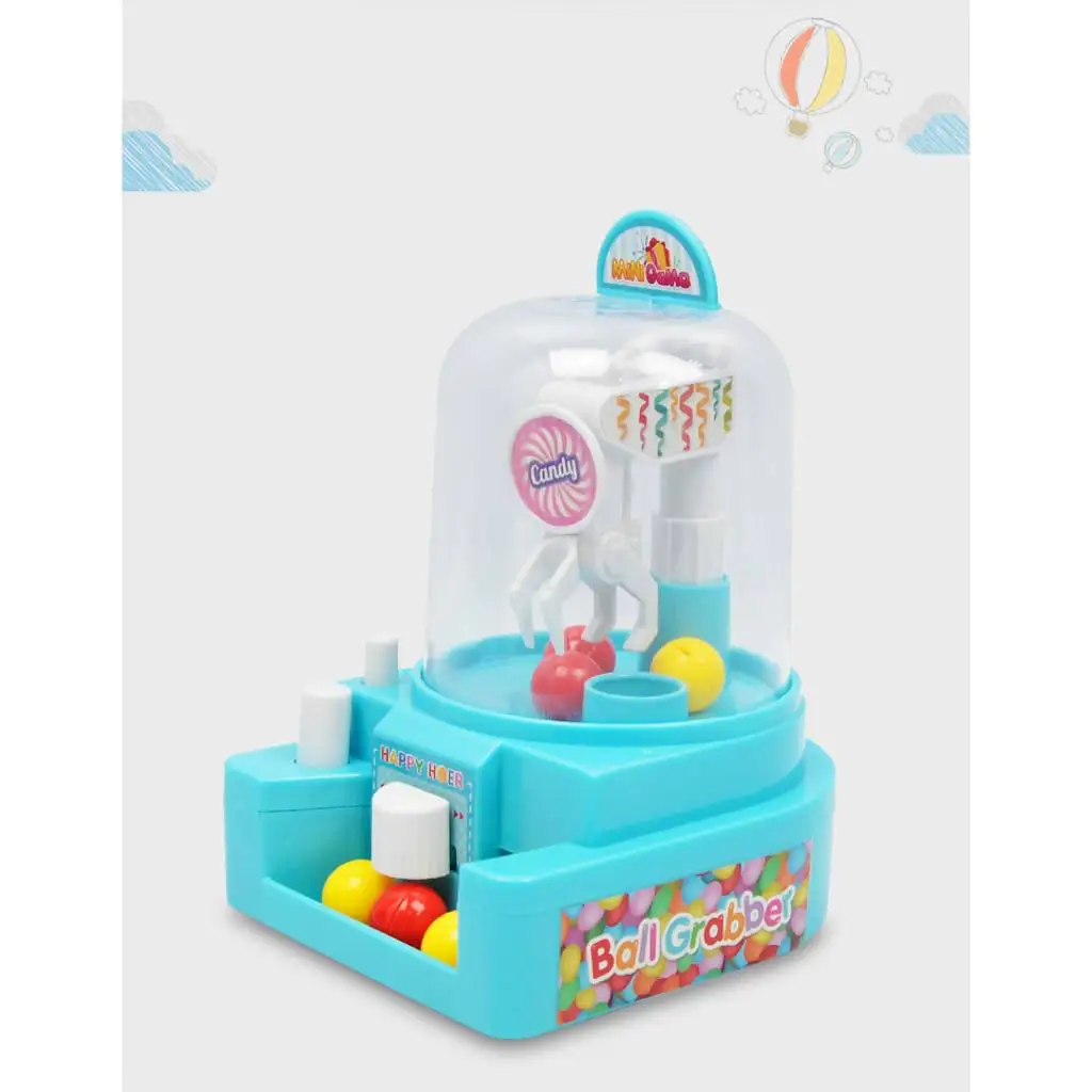 Plastic Simulation Mini Claw Machine Candy Grabber Machine For Kids - Pink