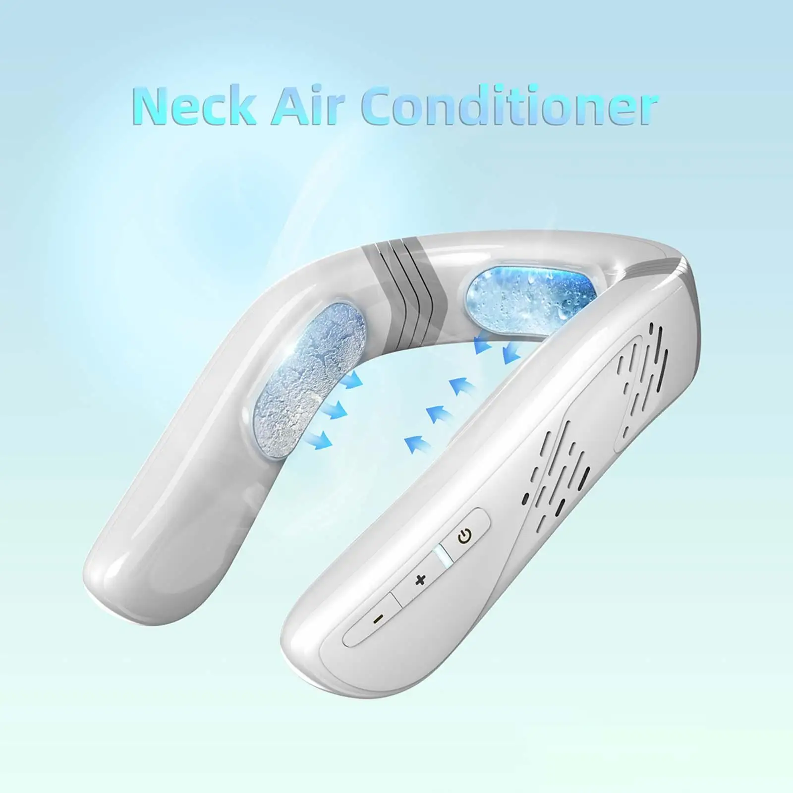 Portable Neck Air Conditioner Wearable Neckband 360 Cooling Hands Free Electric Mobile Air Conditioner Cooler for Office Travel