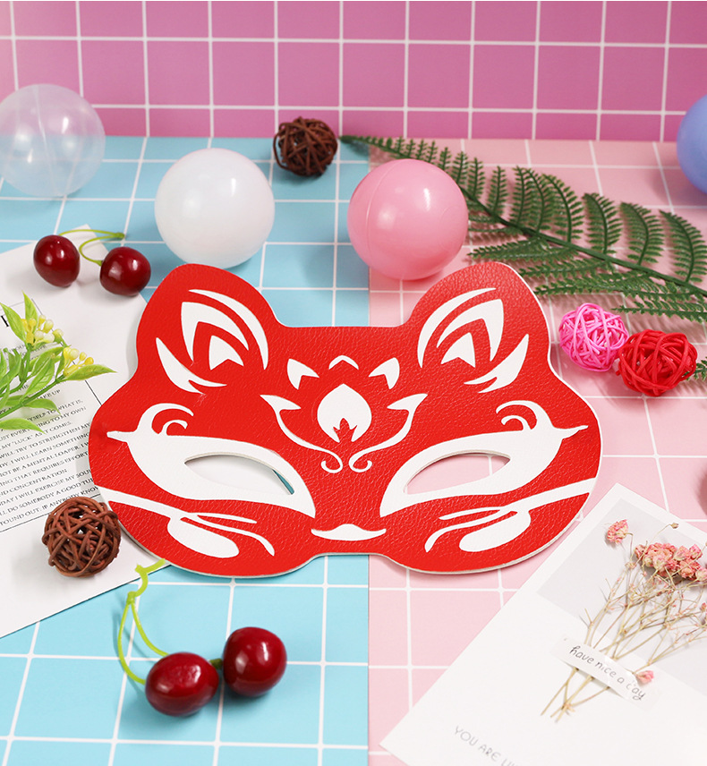 Fox Eye Sm Role Play Mask Leather Accessory For Adults_voghion.com