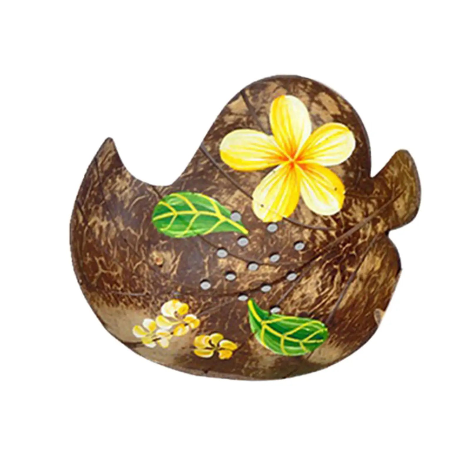 Coconut Shell Soap Dish Novelty Shower Soap Holder Jewelry Holder for Kitchen Household Countertop Bathroom Supplies