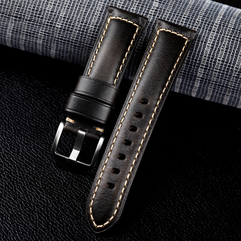 High Quality Genuine Leather Watch Strap 20mm 22mm 24mm Watchband Quick Release Men Women Watch Band for Huawei Watch GT 4 46mm