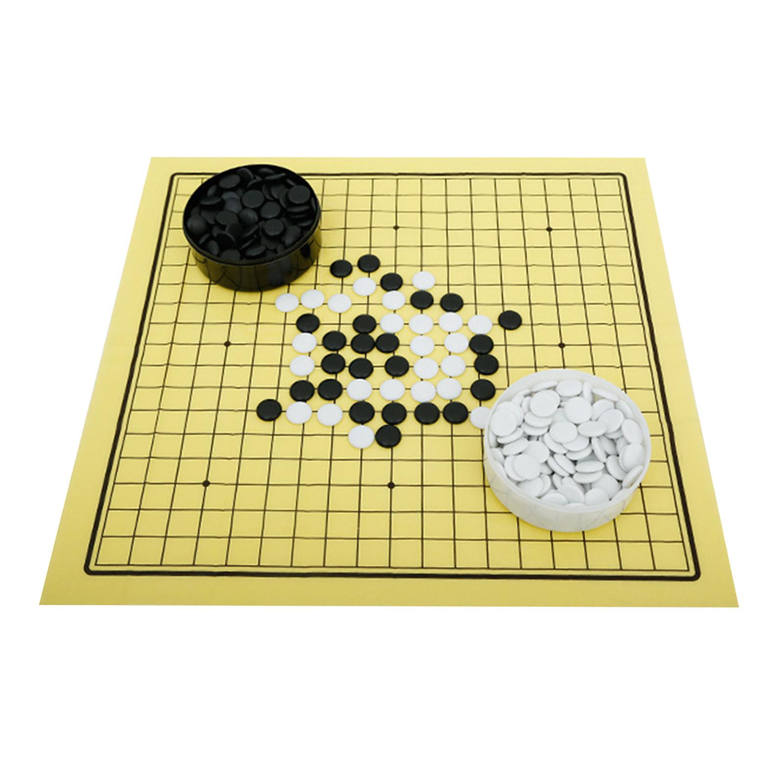 Go Game Set Baduk / Weiqi Chess Pieces Gift with Box for Camping