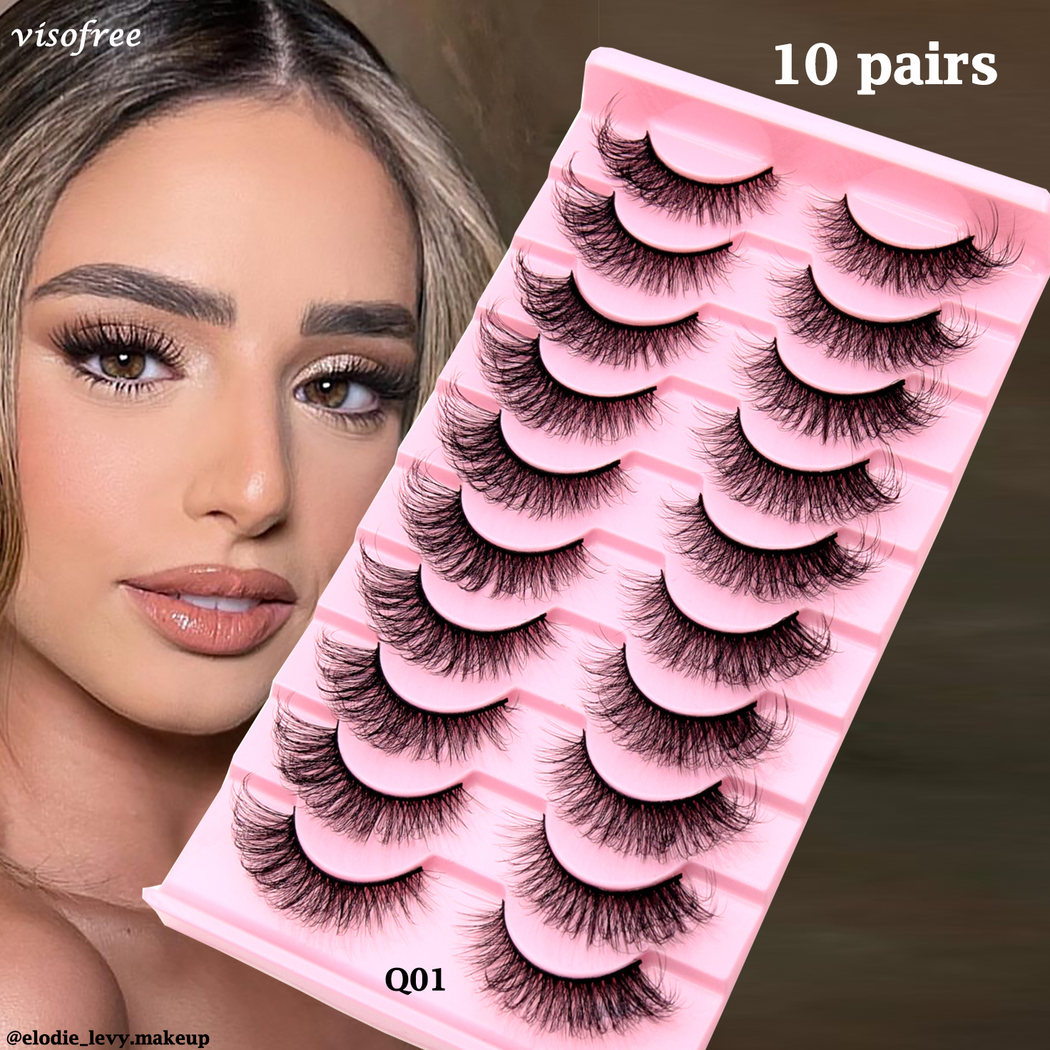 Best of 10 Pairs Eyelashes Natural Long 3D Mink Lashes Fluffy Volume Mink False Eyelashes Cruelty Free Wispy Lashes Makeup Cilios Q01 Reviews & Tips