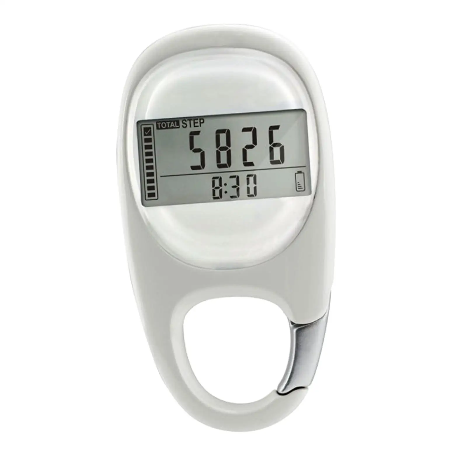 Step Distance Counter with Clip Walking 3D Sensor Pedometer for Hiking