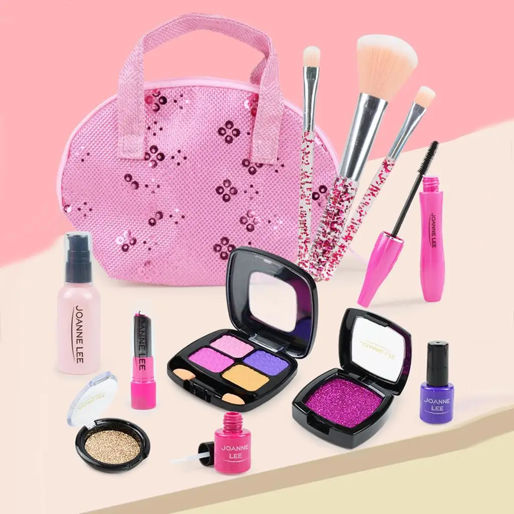 Simulation Plastic Pretend Play Makeup Set Role  Handbag Age 3+