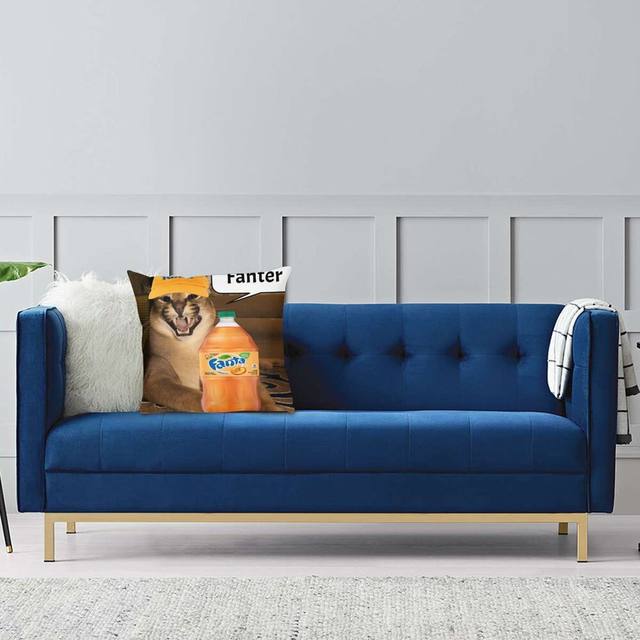 Big Floppa Cat Meme Fanter Pillow Case Throw Pillow Cover Cotton Linen Flax  Bigfloppa Fanter Big Floppa Meme Big Cats Doge Meme - Pillow Case -  AliExpress