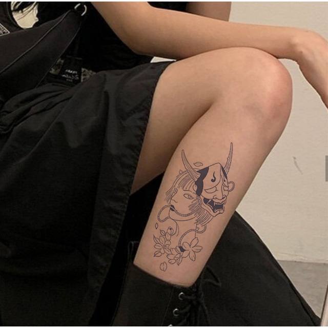 Tatuagem falsa da arte do corpo da tatuagem do cavalo de xadrez à prova  dwaterproof água do suco da erva tatuagem temporária para a mulher