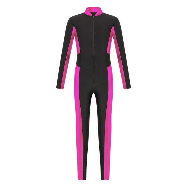 Combinaison Danse Aislor - Justaucorps Strass Manches Longues - Fille Et Garçon 5-16 Ans - Gymnastique Et Patinage