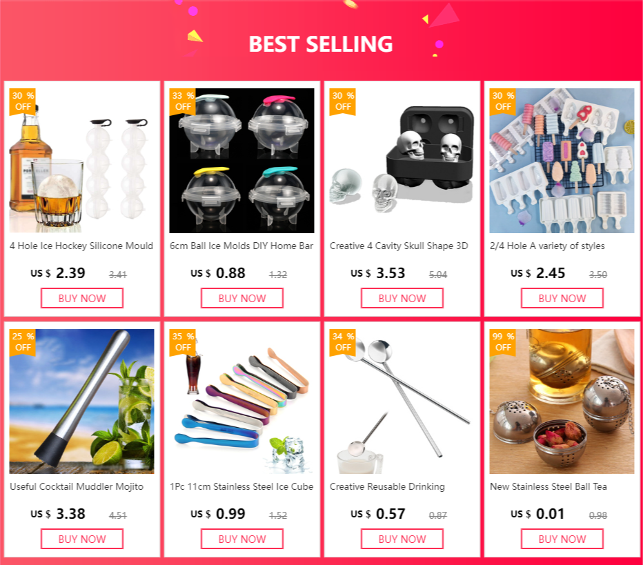 Description Picture 2 of item6cm Big Size Ball Ice Molds Sphere Round Ball Ice Cube Makers Home and Bar Party Kitchen Whiskey Cocktail DIY Ice Cream Moulds