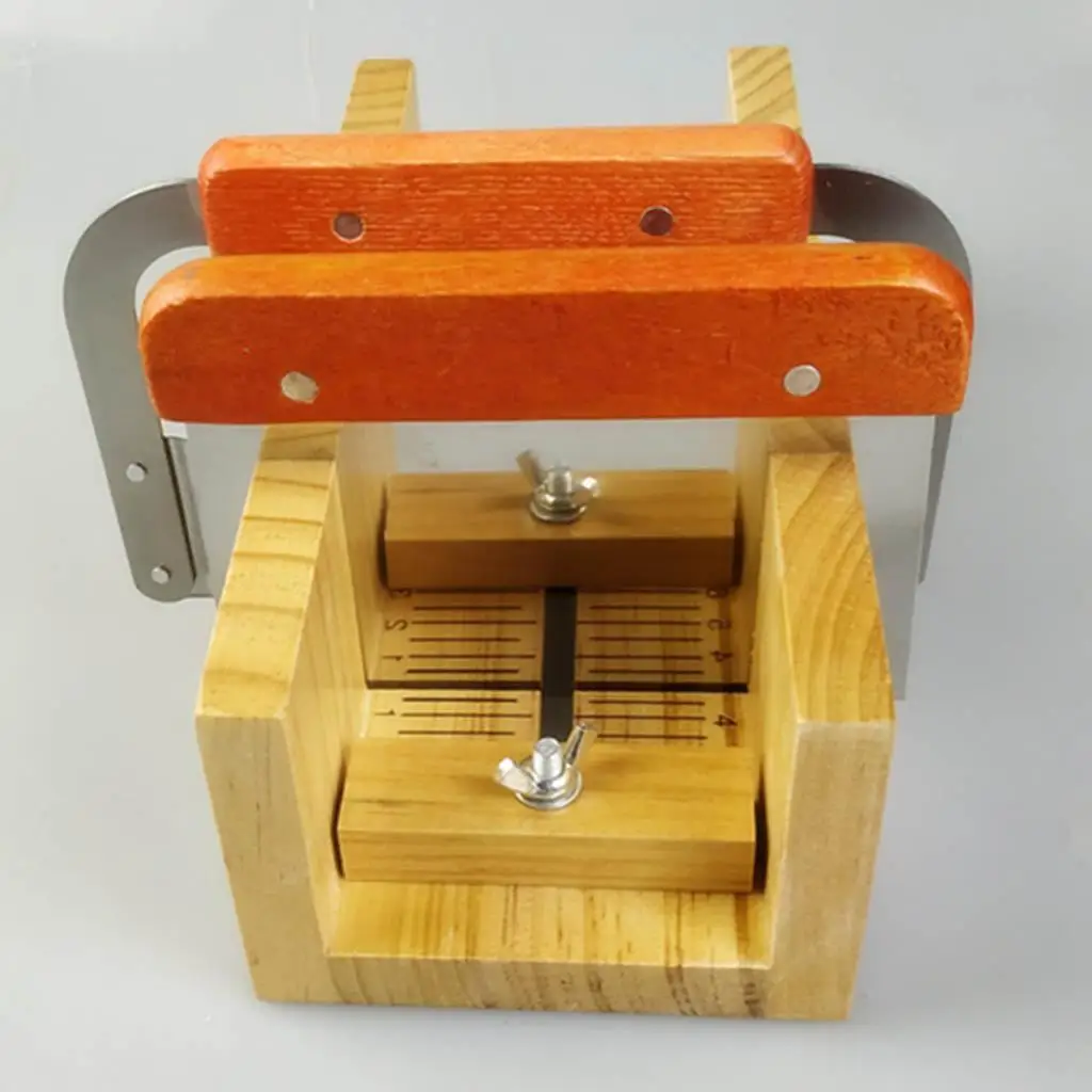  Practical Adjustable Beech Wooden Soap Cutter Planer DIY   with Soap Beveler/Planer Set for Cutting Trimming
