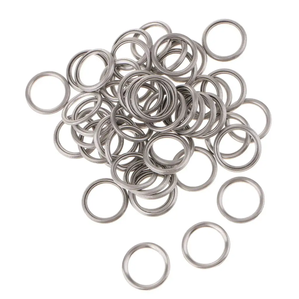 50 Pieces Oil Drain Plug Washer Gaskets MD050317 Fits for Mitsubishi V5 V6