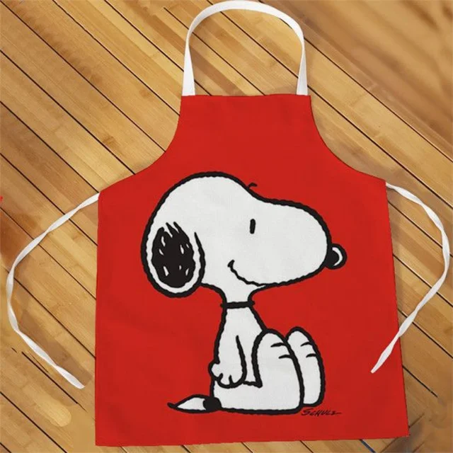 Snoopy Kitchen Apron Women Sleeveless Apron Children's Cartoon