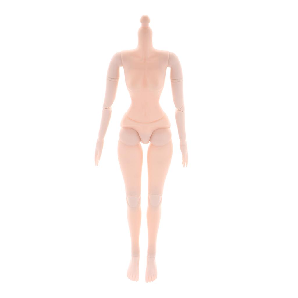 Plastic 1/3 Ball Jointed Doll Female  Body Model - 60cm 21 Joints  Girl Doll -  Without Head - 3 Skin Colors