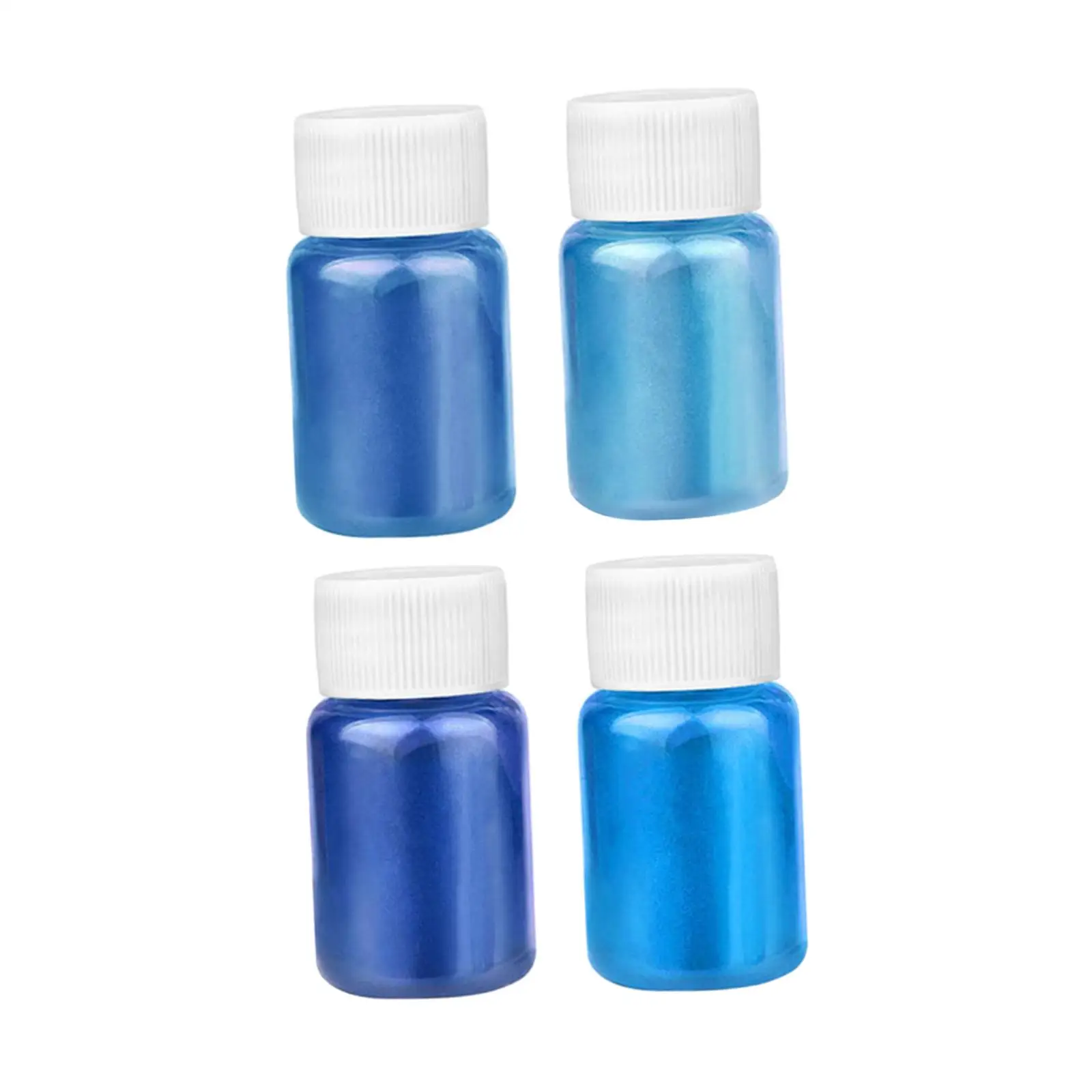 4Pcs Mica Powder Colors Resin Glue Pigments Material Powder Pigment Powder for Jewelry Nail Bath Balls Paint Soap Making