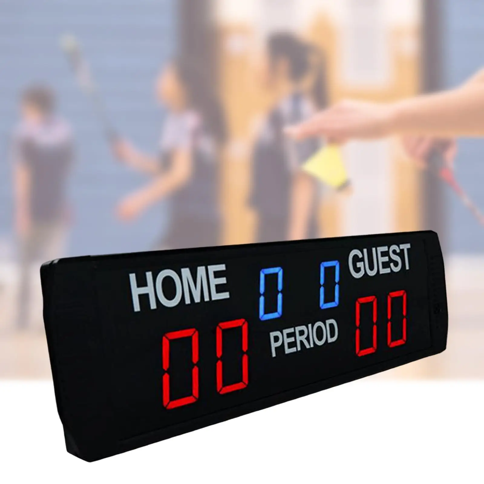 Portable Scoreboard Clock Electronic Wall Hanging LED for Games Volleyball Badminton