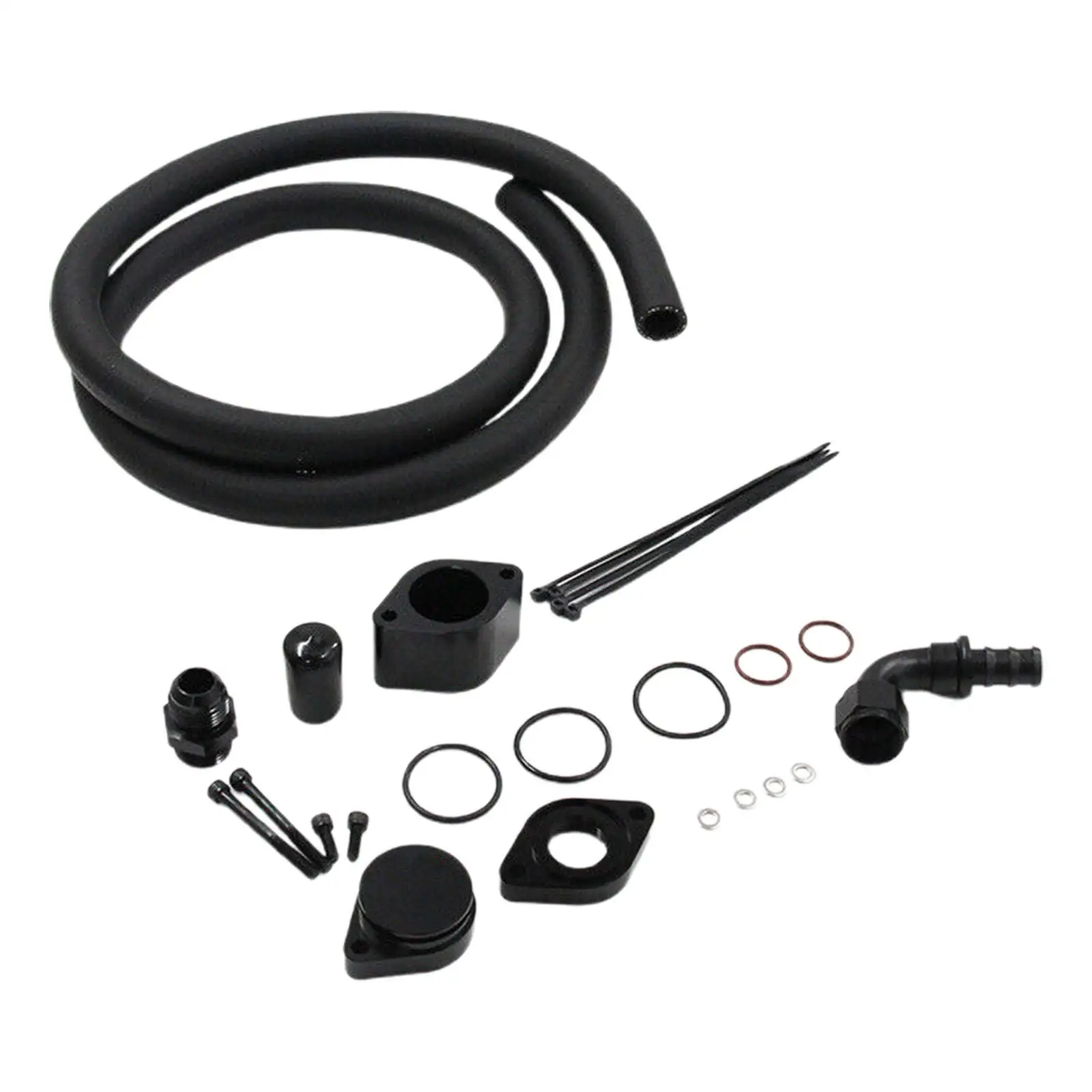 Pcv Reroute Engine Ventilation Kit Easy Installation for Ford Super Duty 11-20 6.7L Powerstroke Diesel F-450 F750 Accessory