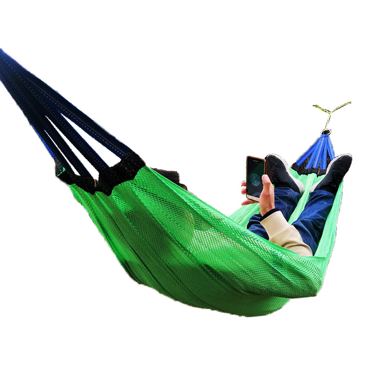 Description Picture 5 of itemTerrace Patio Hunting Hammock Travel Swing Hanging Touristic Triangle Hammock Camping Sun Rest Nets Silla Colgante Camp Supplies