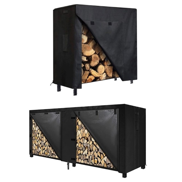 Dropship Decorative Firewood Storage Log Rack Holder For Outdoor