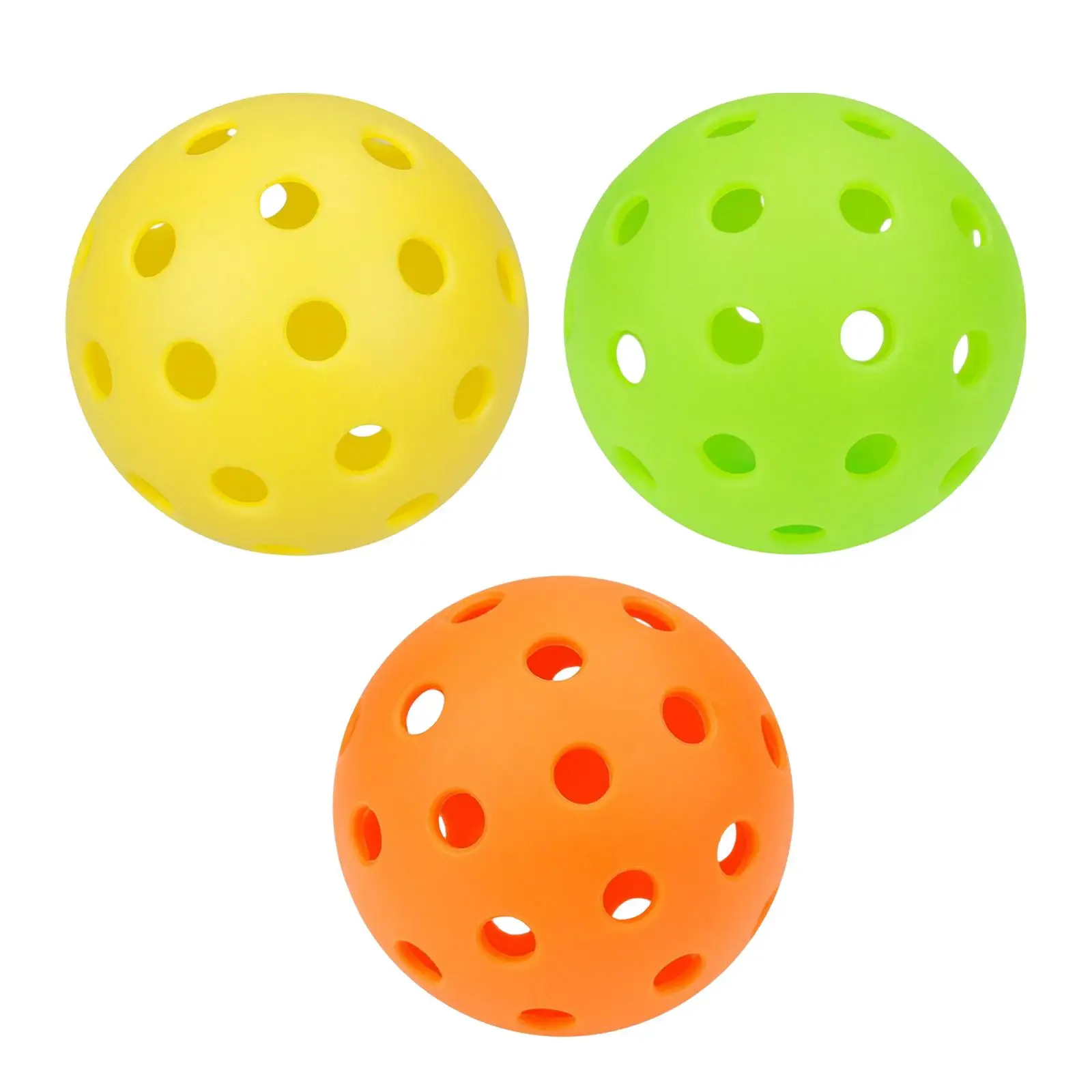 Pickleball Ball Professional 40 Holes Competition Ball Pickle Ball 74mm for Indoor Outdoor Training Pickleball Accessories