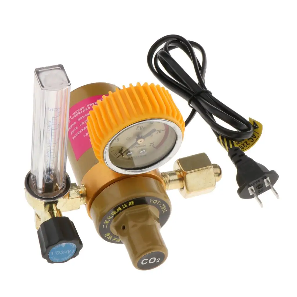 Co2 Manometer Pressure Regulator Mig Tig  Meter Pressure Reducer