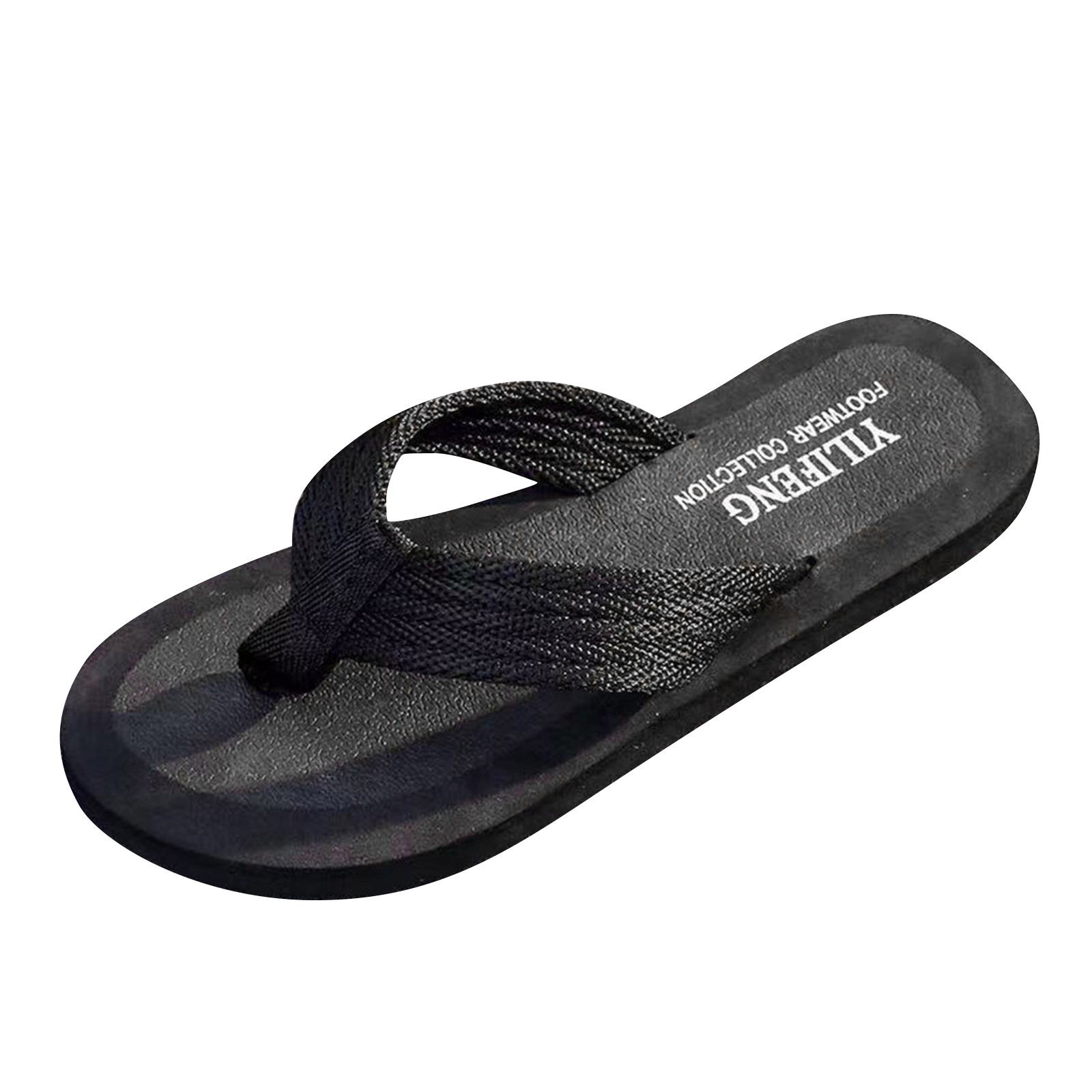 Title 2, New Sliders Beach Flip Flops For Men Shoes Fash...