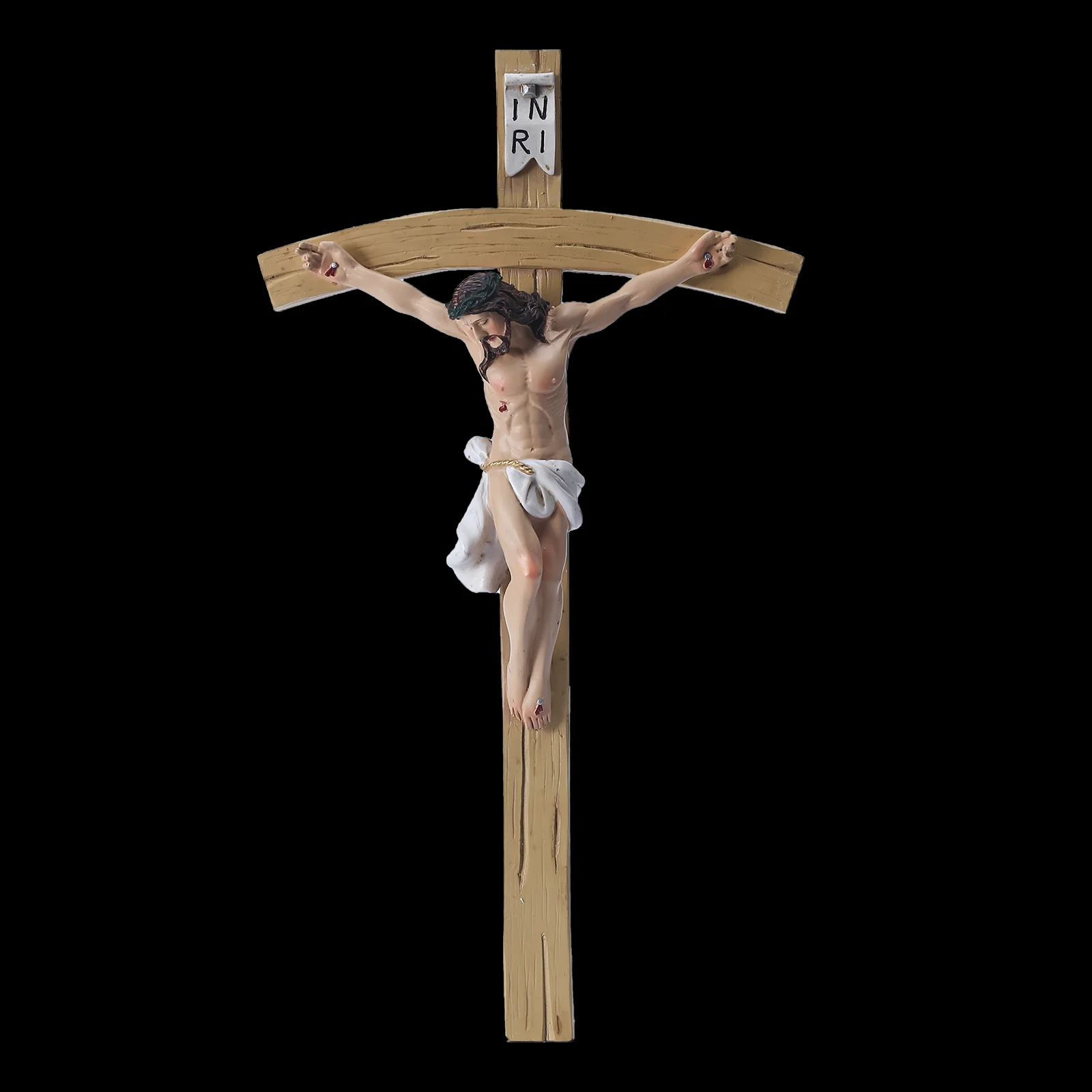 Church Sculpture Crucifix Statue Sculpture Standing Church Decoration Home