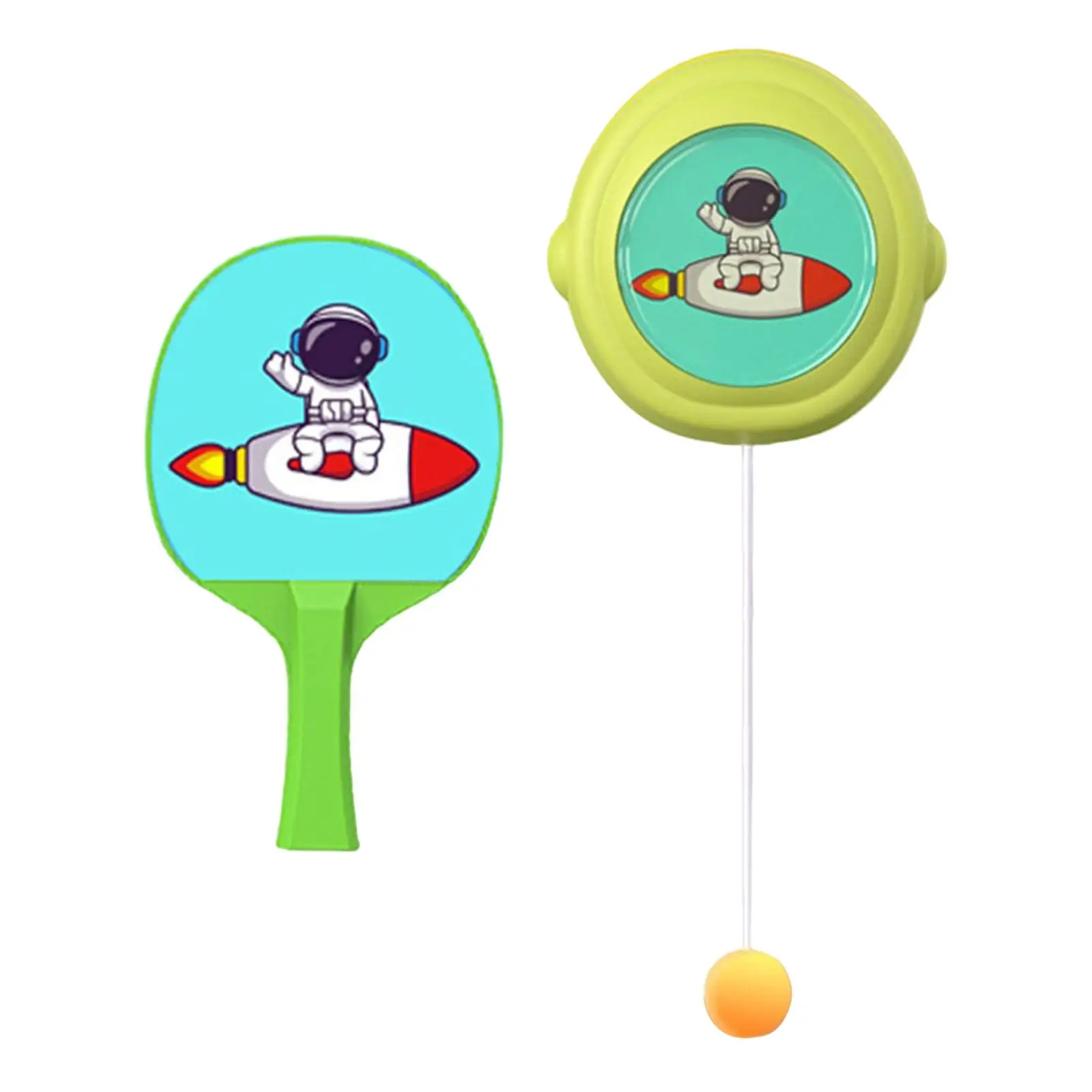 Children`s Indoor Hanging Table Tennis with Rackets and Balls Exerciser Interaction Toy Pingpong Balls Paddles Set Boys Girls
