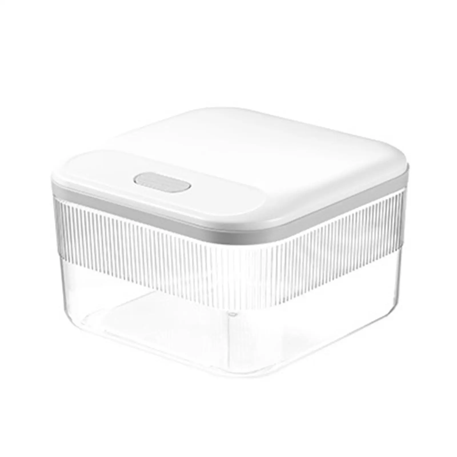 Push Type Storage Bucket Multifunctional Food Container Sealed for Living Room Kitchen