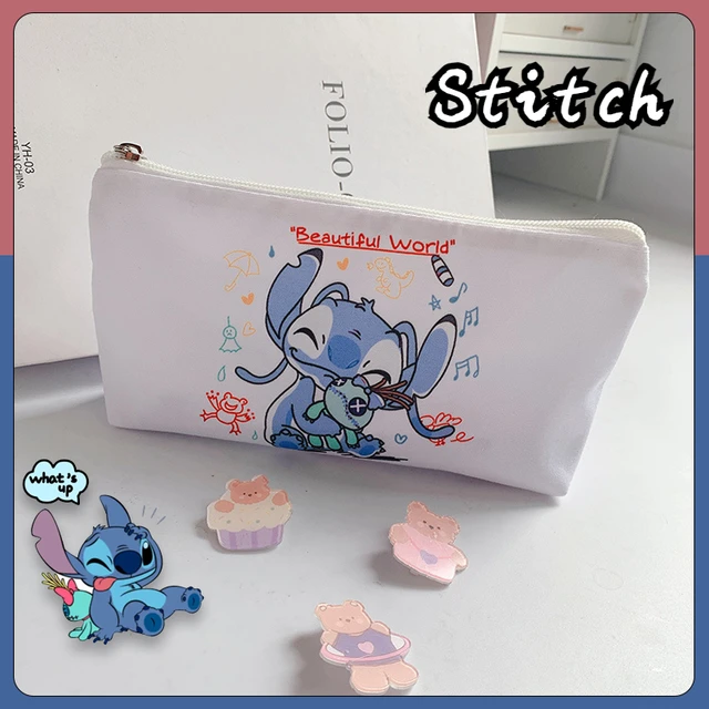 Disney Stitch Pencil Case Cute Pen Bag Pouch Stationary School Supplies  Teens