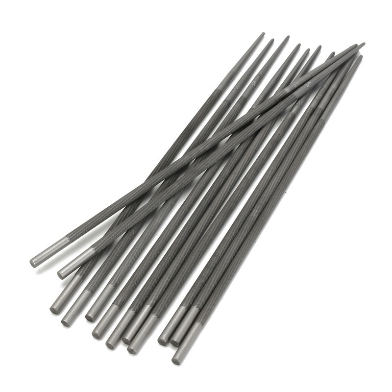 Description Picture 5 of item12 Pieces Chainsaw Round Files 5.5mm 7/32in for Sharpenning Chains Saw Sharpener Usually