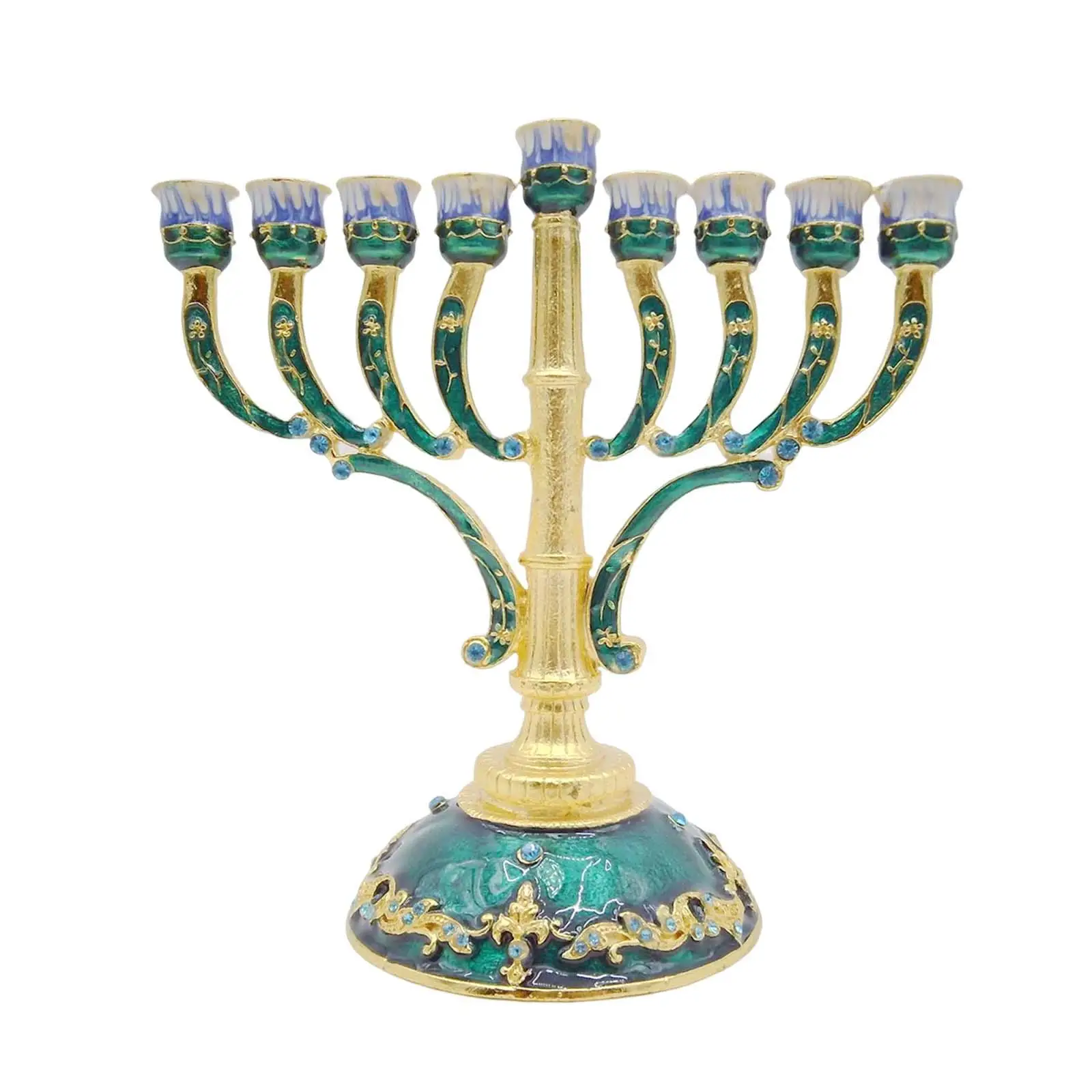 European Style Retro Hanukkah Menorah Religious Supplies Ornaments