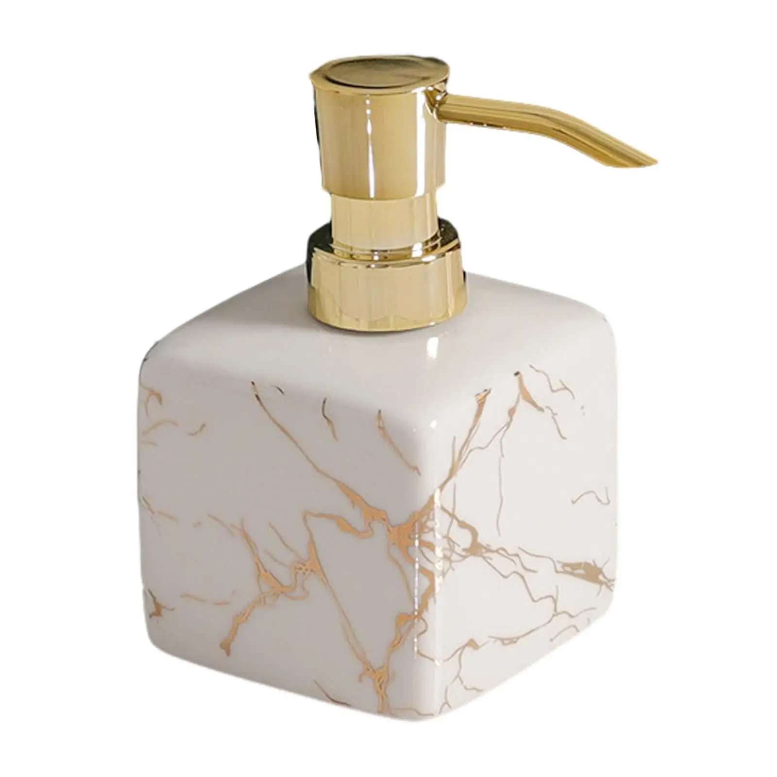 Liquid Soap Dispenser with Pump Multipurpose Ceramic Bottle Soap Dispenser for Vanity Restaurant Body Wash Bathroom Shampoo