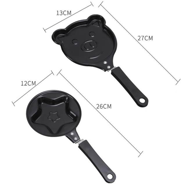 1pc Creative Cartoon Mini Egg Frying Pan Animal Shaped Flat Pan